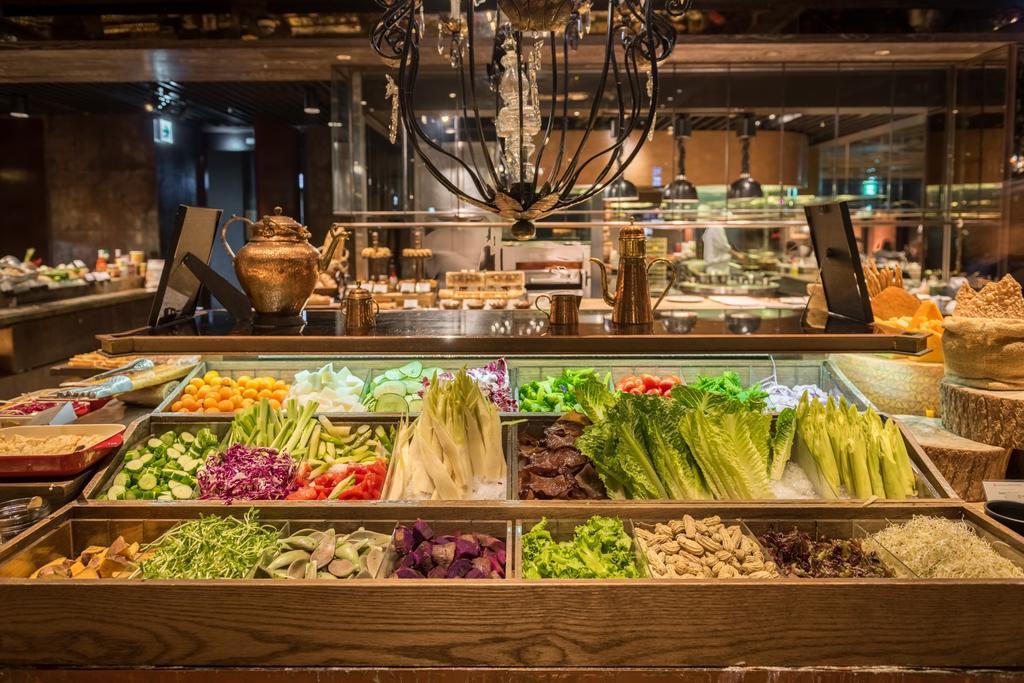 Palais De Chine Hotel Taipé Exterior foto Salad bar